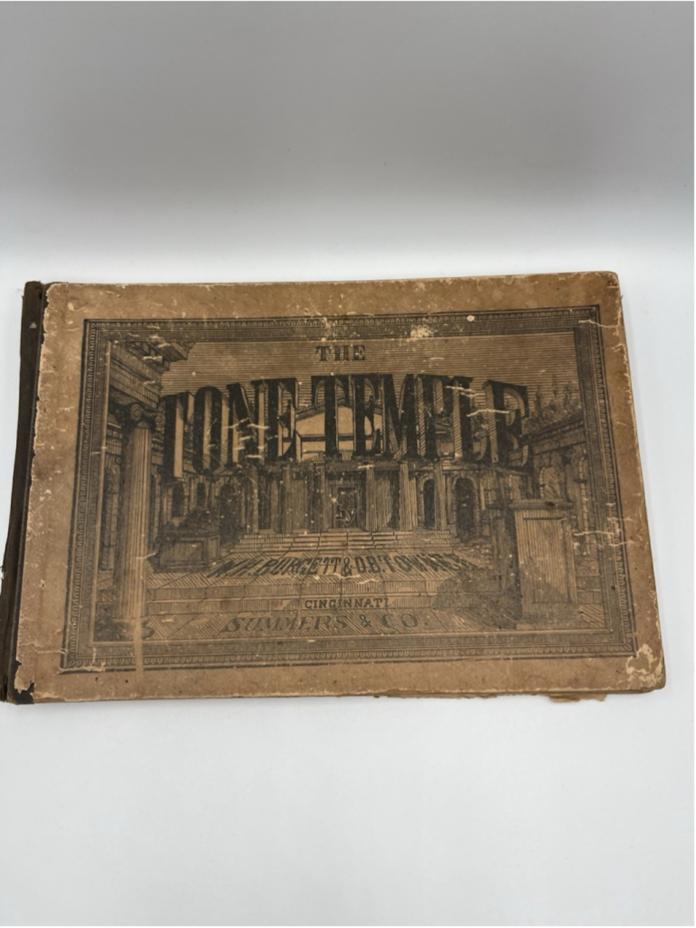 THE TONE Temple FOR SINGING CLASSES , CONVENTIONS &CHOIRS SUMMERS &CO. - 1881